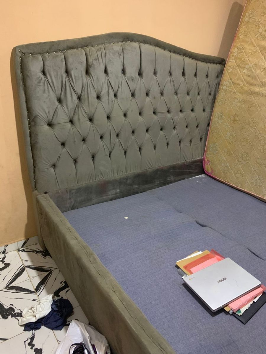 6x7 Bedframe & Mattress 2