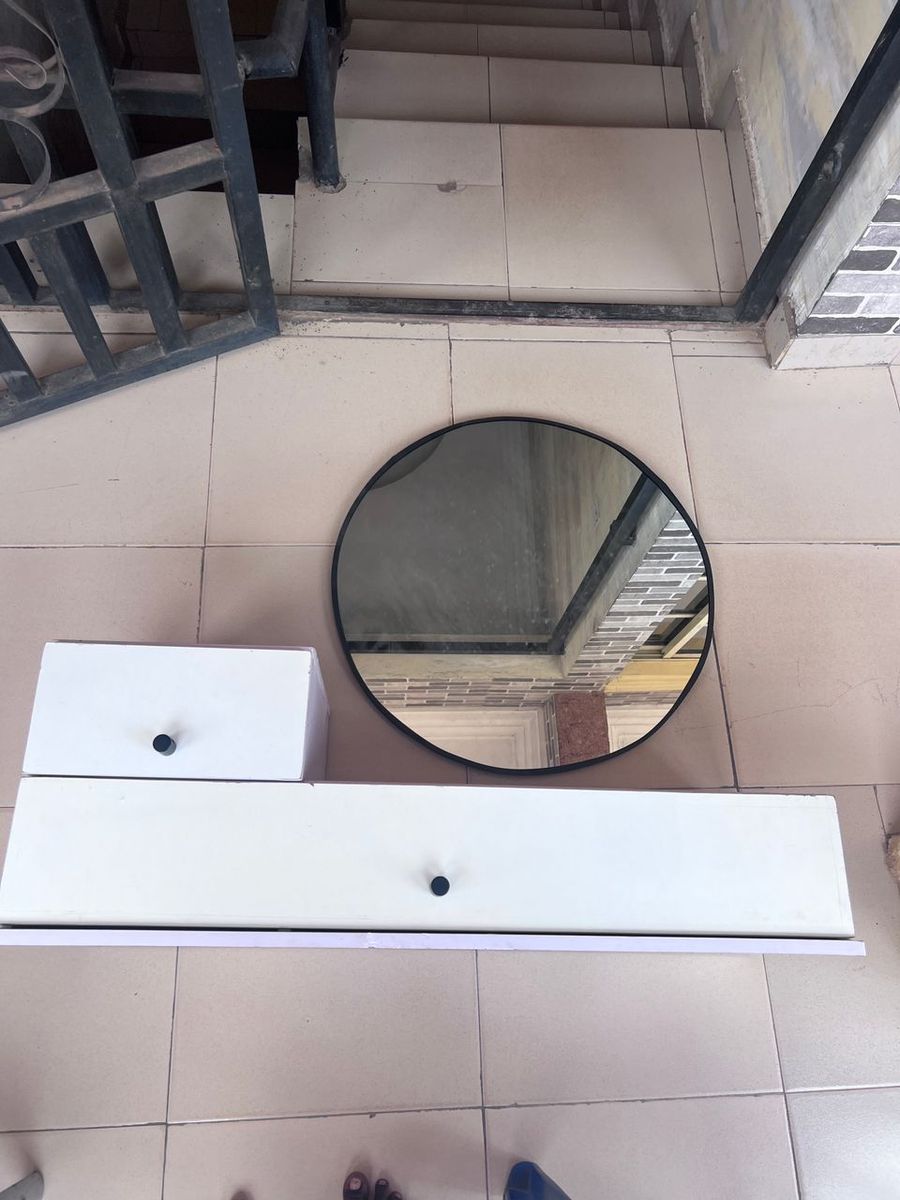 Mirror with Wall Drawer 2