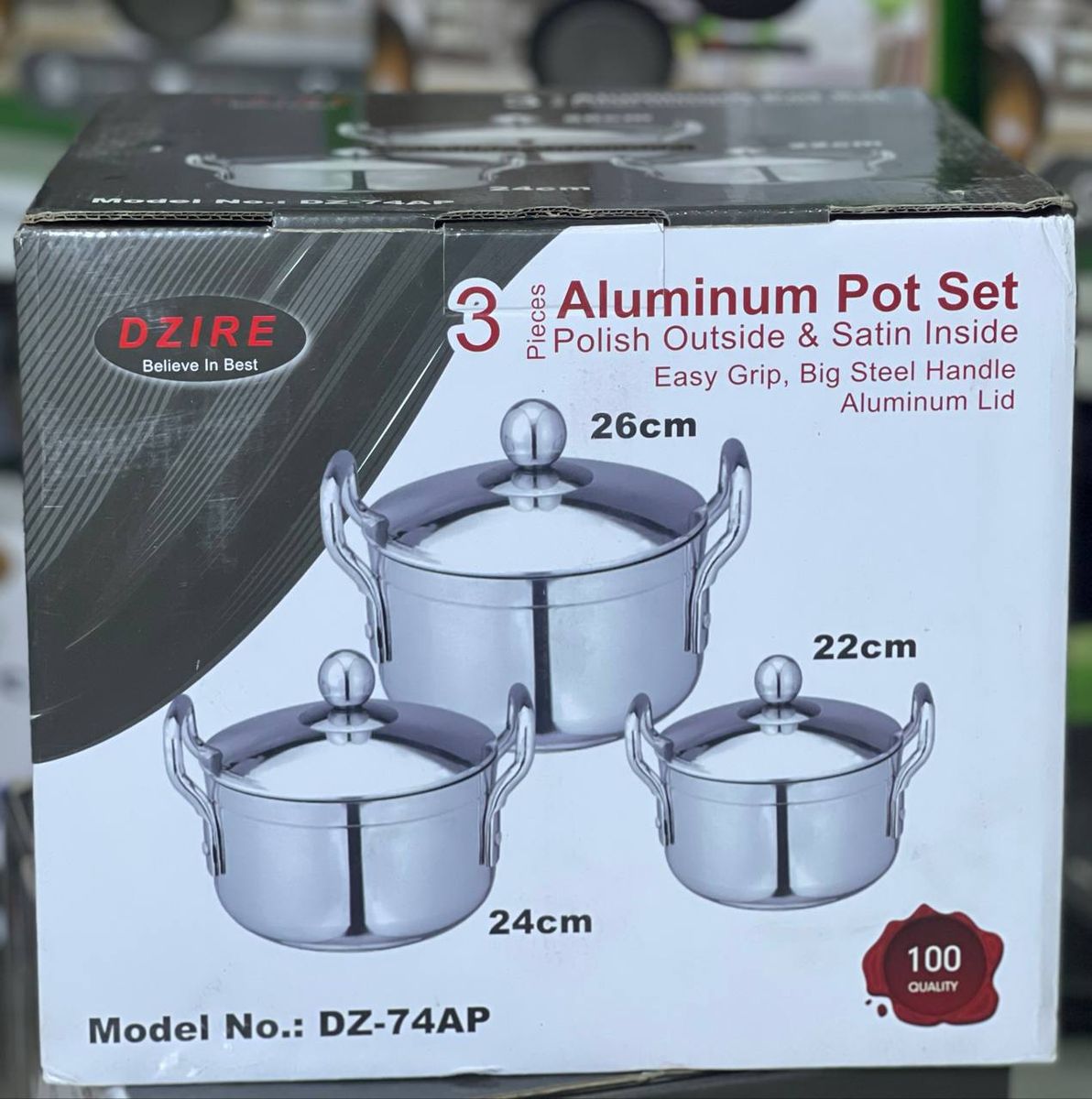 DZ-74AP 3pcs Pot Set