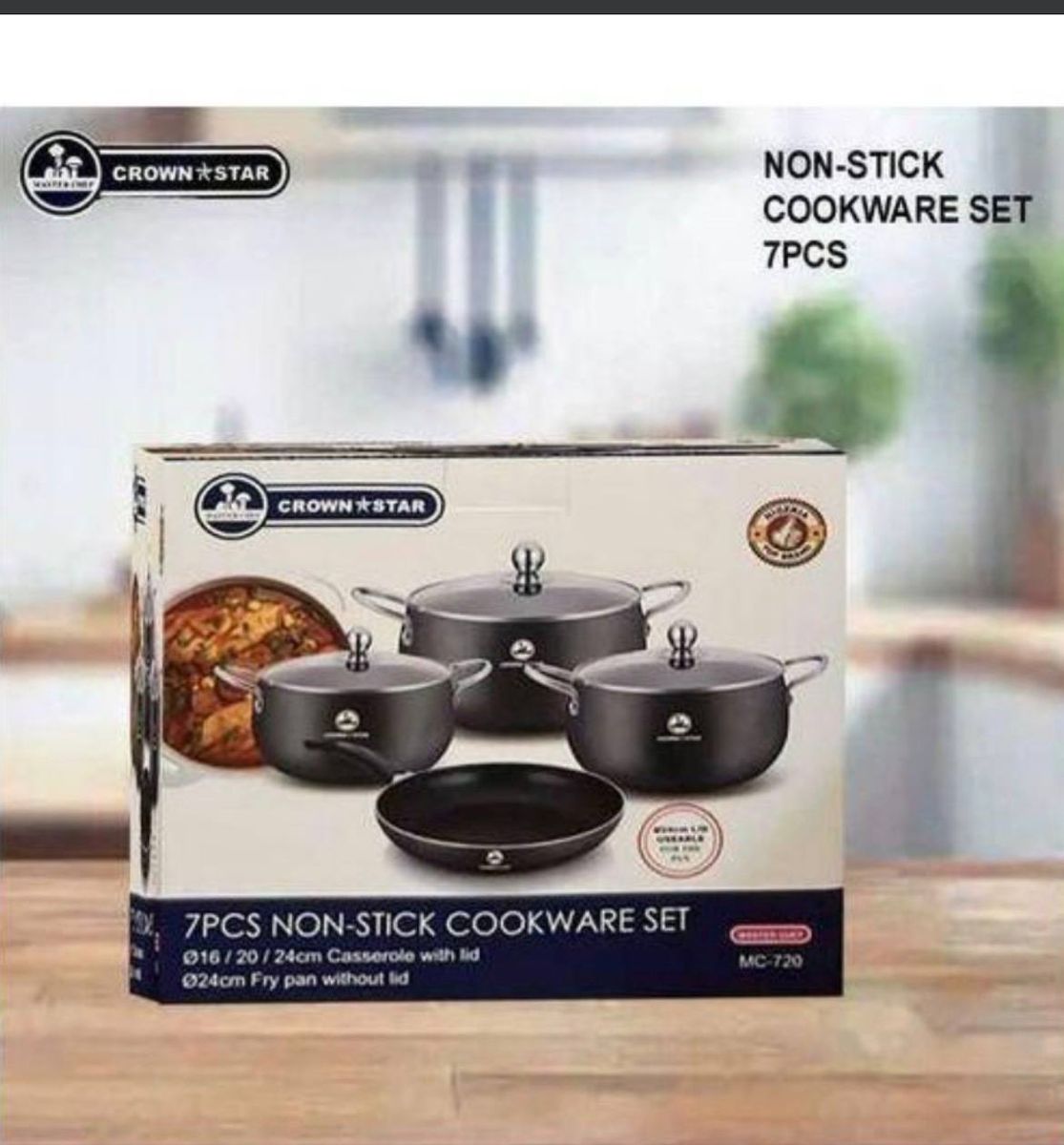 Crown Star 7pc Cookware