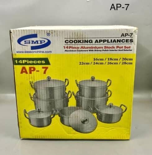 7pcs Aluminium Pot