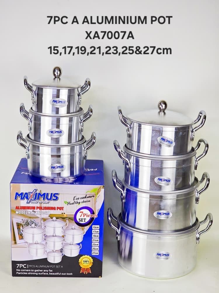 Maximus 7pcs Aluminium Pot