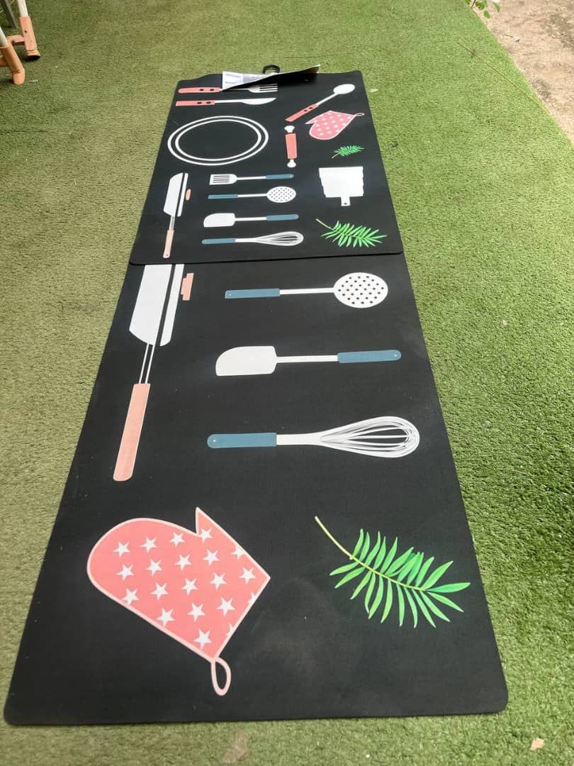 Silicon 2-in-1 Kitchen Mat