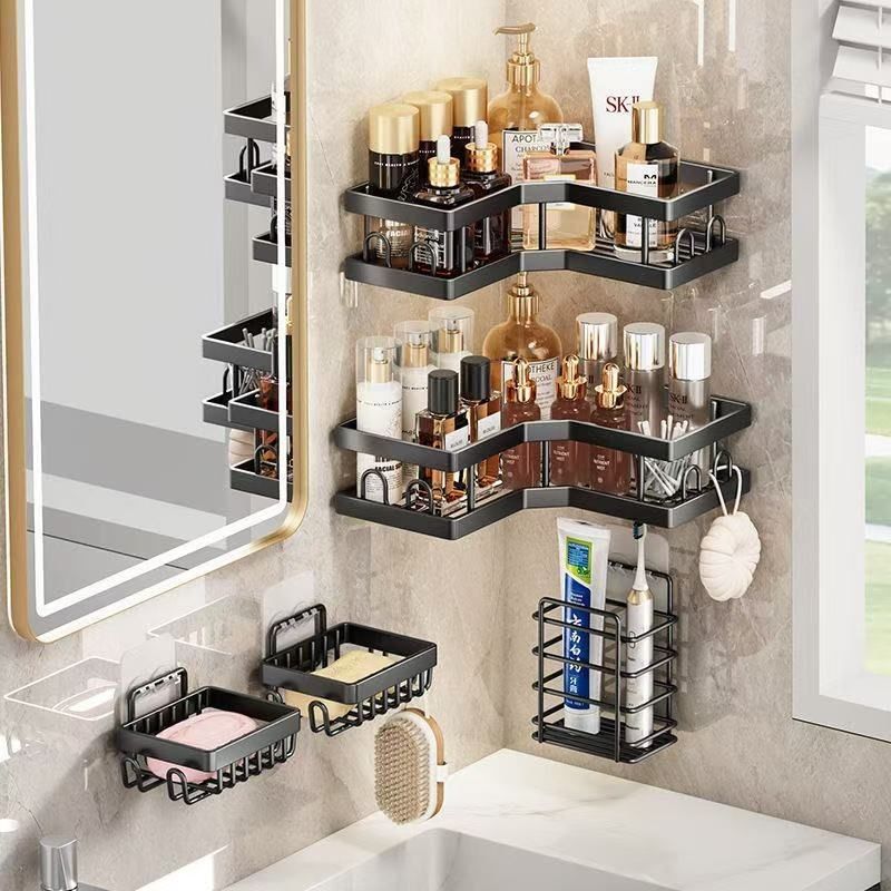 Corner shelf set