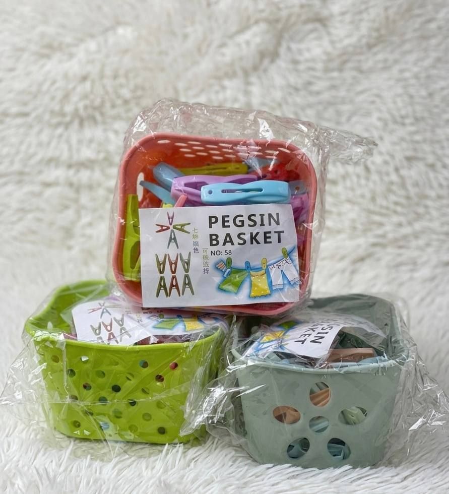 Pegsin basket peg